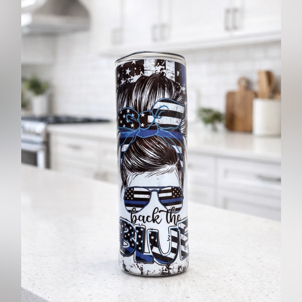 Blue lives matter Tumbler